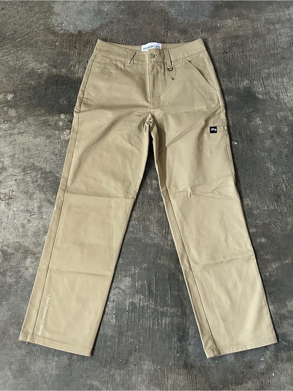 Lrg Khaki Straight Leg Chinos - Tan